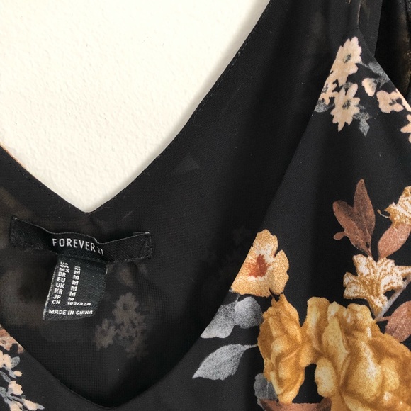 Forever 21 floral mini dress - Picture 3 of 5